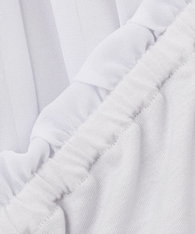 自由区 【新色追加・洗える】ロイヤルシフォン プルオーバーブラウス スカイブルー系