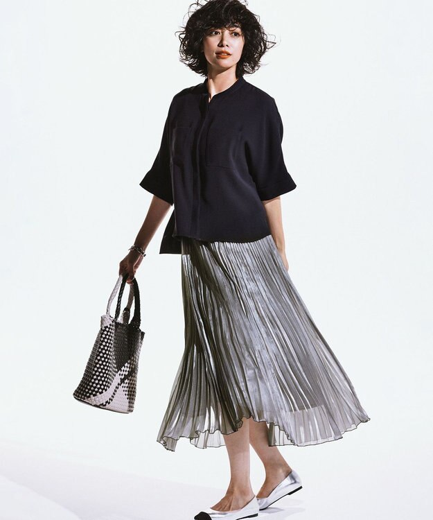 23区 【Oggi4月号掲載】メッシュ トートバッグ ブラック系