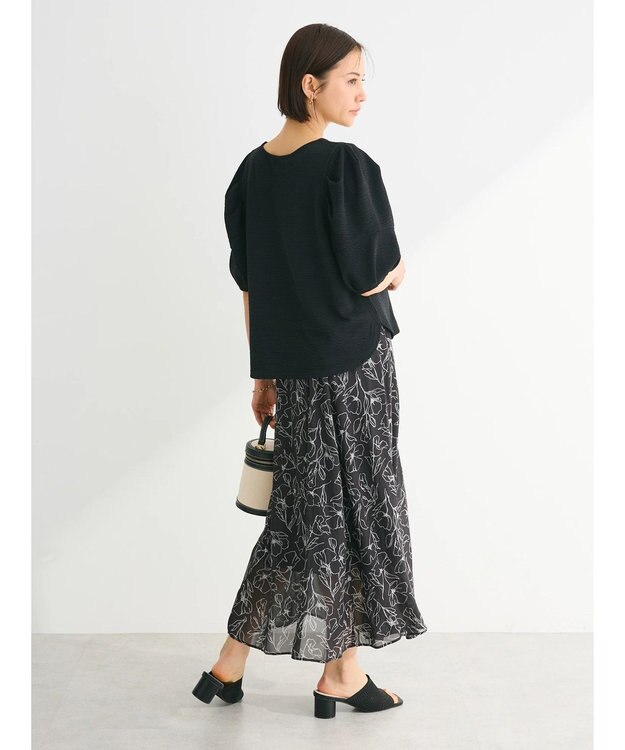 Green Parks ・ＳＵＧＡＲ　ＳＰＯＯＮ　ランタンスリーブプルオーバー Black