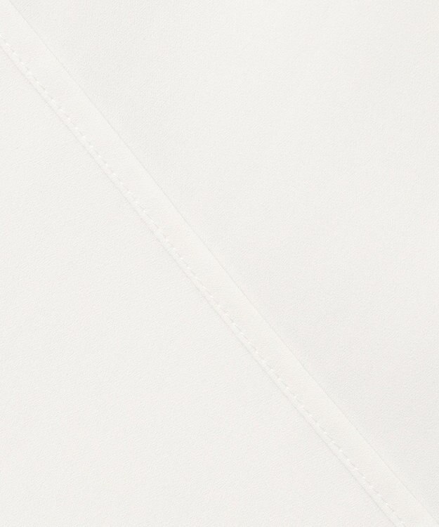 J.PRESS LADIES S 【洗える】パウダージョーゼット ボウタイ バンドカラー ブラウス ホワイト系