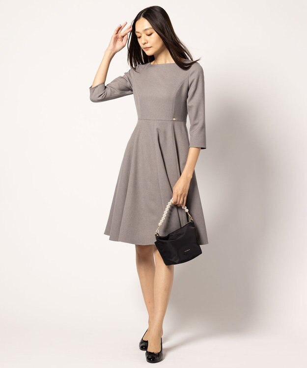 TOCCA 【00サイズあり・洗える】SWEET TEA TIME ドレス ライトグレー