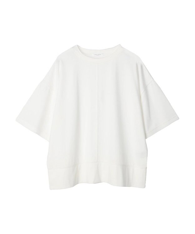 Green Parks 接触冷感裾リブＴシャツ Off White