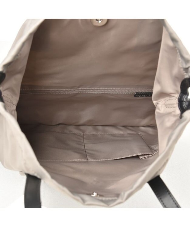 Y'SACCS ドローストリング2WAYトート Sサイズ グレージュ