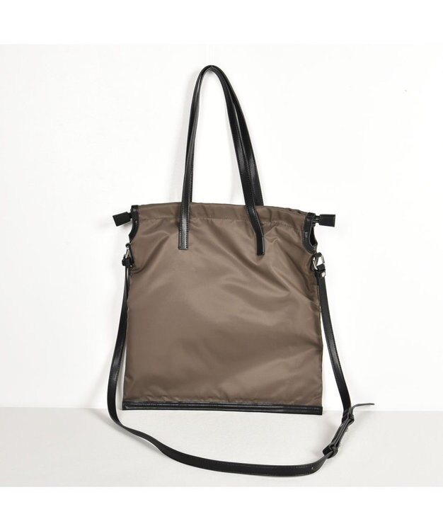 Y'SACCS ドローストリング2WAYトート Sサイズ カーキ