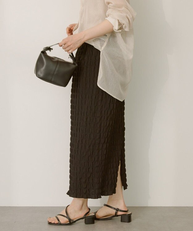 AMERICAN HOLIC ポコポコナロースカート Black