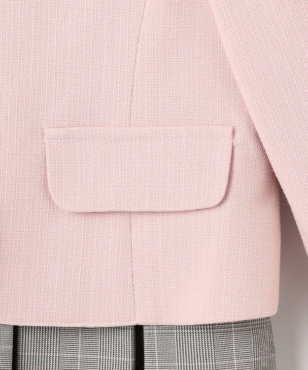 組曲 KIDS  【110-140㎝】 チェックワンピース＆ドビージャケットセット ピンク