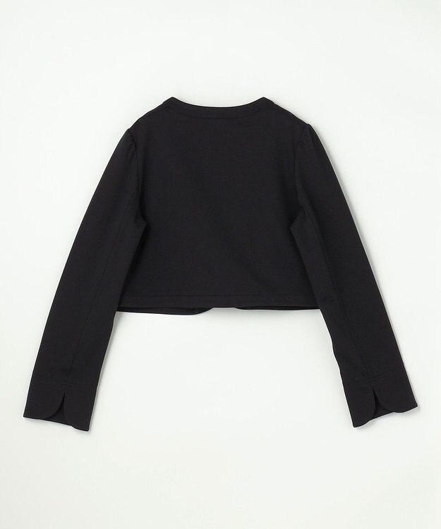 組曲 KIDS 【150-170㎝】 ドットジャガードワンピース＆ジャケットセット ネイビー