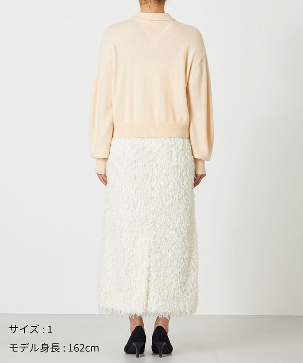 NAVE 【Nave・手洗い可】ポロニット アイボリー系