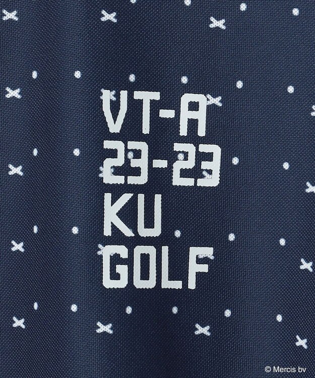 23区GOLF 【MEN】【吸水速乾/UVカット】ミッフィーフェイスポロシャツ ネイビー系5