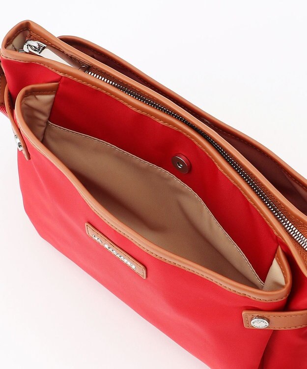 LA BAGAGERIE 【撥水ナイロン】ベーシックポシェット レッド