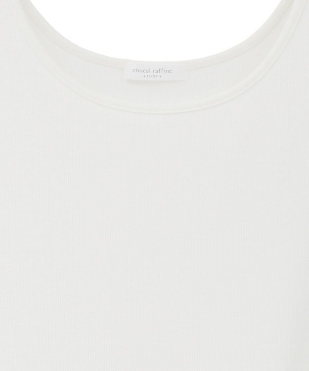 Green Parks 裾バルーンレイヤータンク White