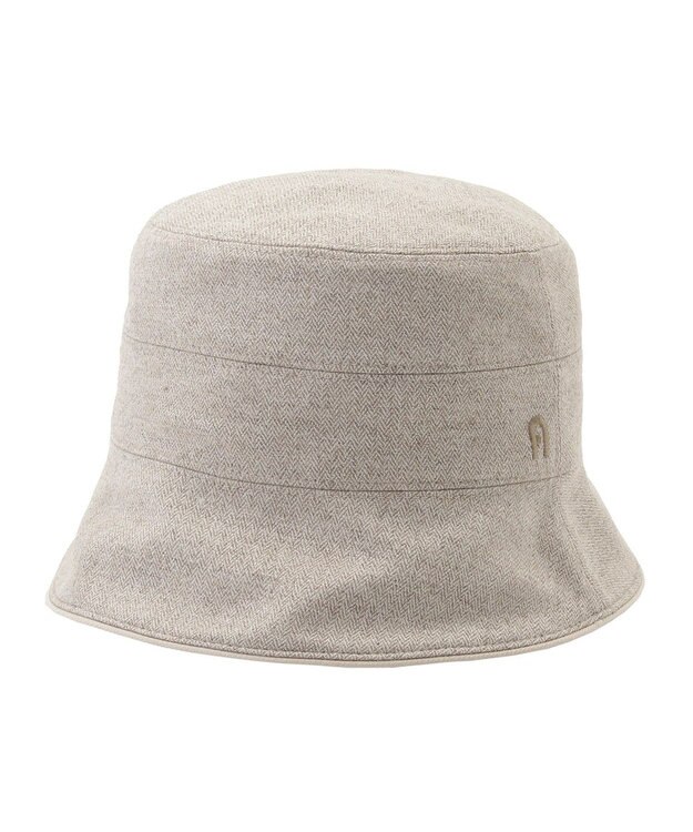 MOONBAT FURLA(フルラ)ツイードダウン ハット 帽子 UVカット サイズ調整 日本製 ベージュ