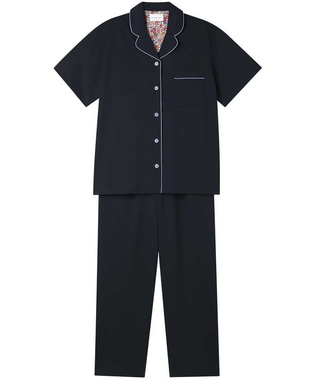 une nana cool 【綿混】両染ジャージ半袖パジャマ MADE WITH LIBERTY FABRIC OB