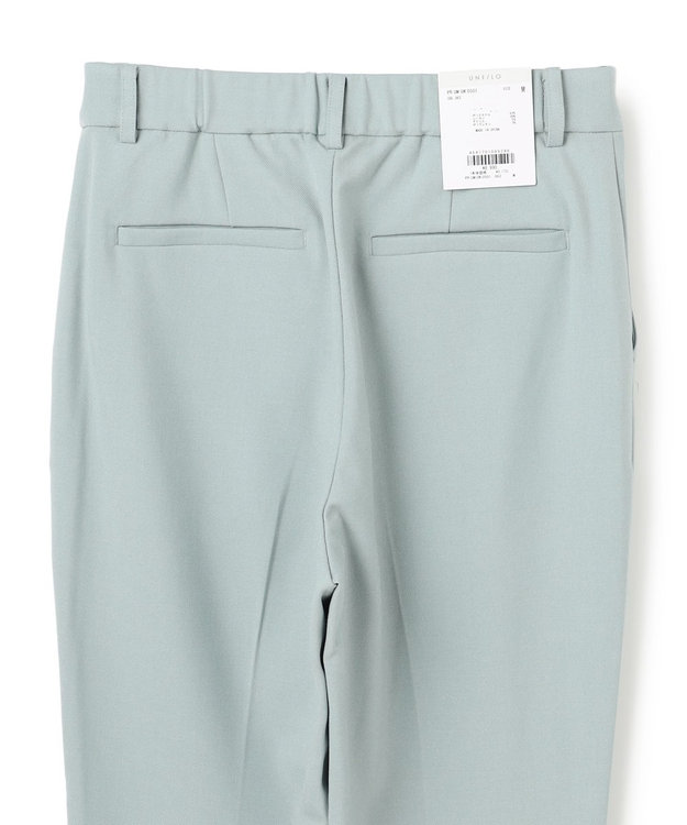 UNFILO 【ウエストゴム/14サイズ展開】beauty warm pants テーパード セージ