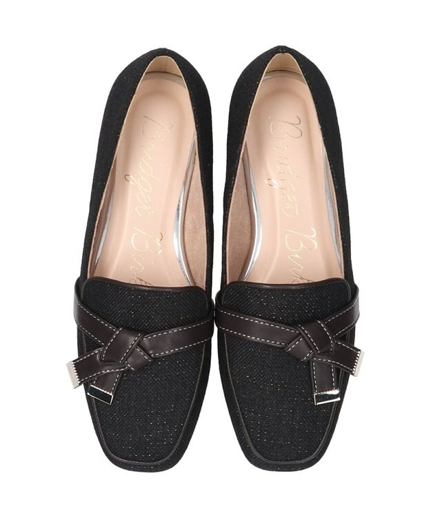 Bridget Birkin 【Bridget Birkin】リボンベルトローファー ブラックコンビ