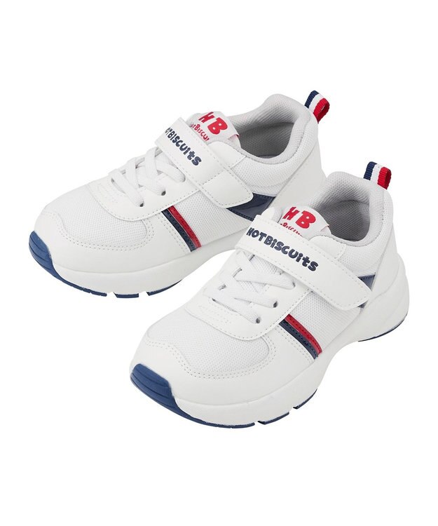 MIKI HOUSE HOT BISCUITS 【16-18cm】 スポーティ キッズシューズ 白