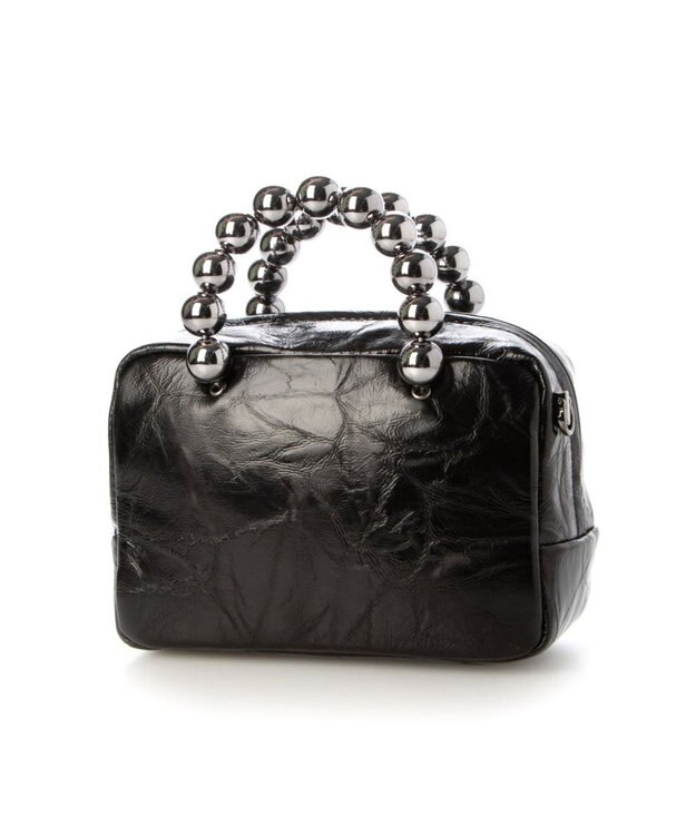 UNBILLION カカトゥ kakatoo / メタルビーズハンドル2wayスクエアバッグ ブラック