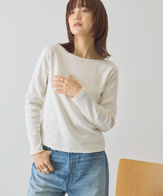 AMERICAN HOLIC 【2WAY】スクエアネックプルオーバー Ivory