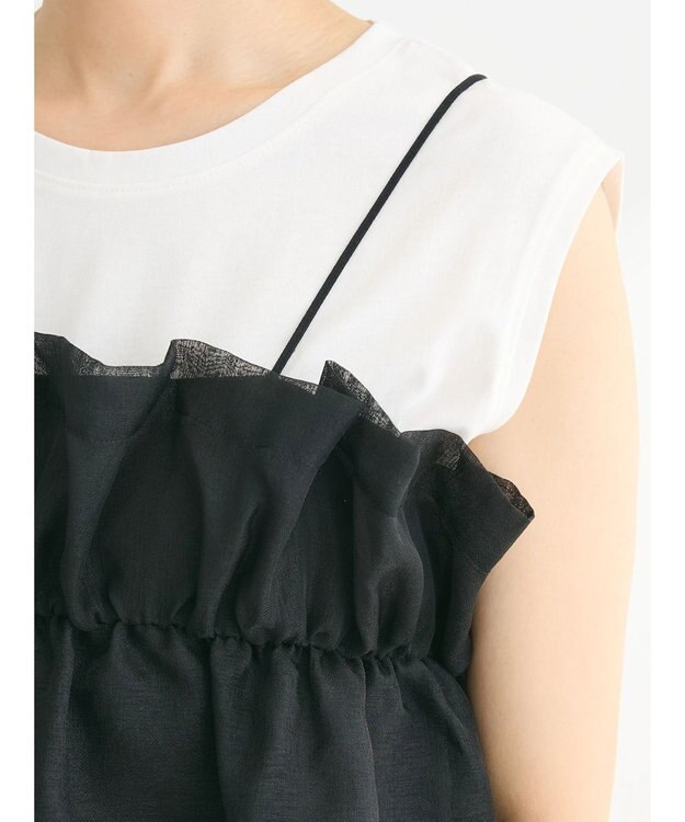 Green Parks シアーキャミビスチェ Black