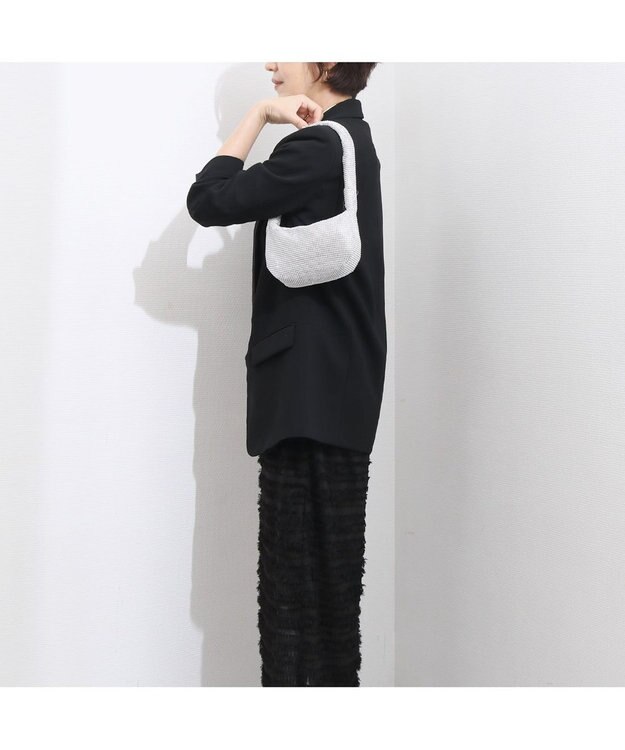 UNBILLION カシュカシュ cachecache / メタルメッシュミニバッグﾞ シルバー