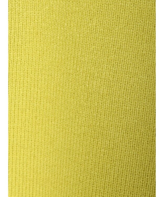 earth music&ecology アンチピリングバックスリットプルオーバー Lime Green