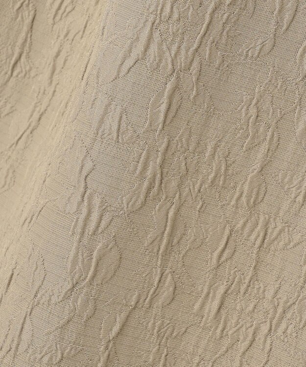 組曲 フラワーラメジャカード ジャンパースカート ベージュ系