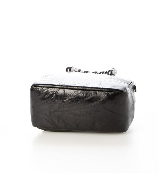 UNBILLION カカトゥ kakatoo / メタルビーズハンドル2wayスクエアバッグ ブラック