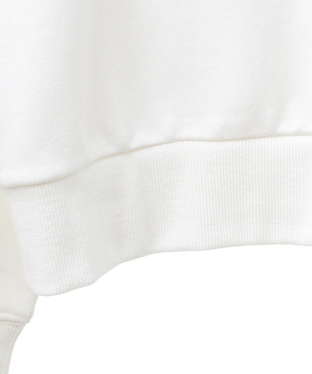 Green Parks ミッキー＆フレンズ／刺繍裏毛プルオーバーⅡ White