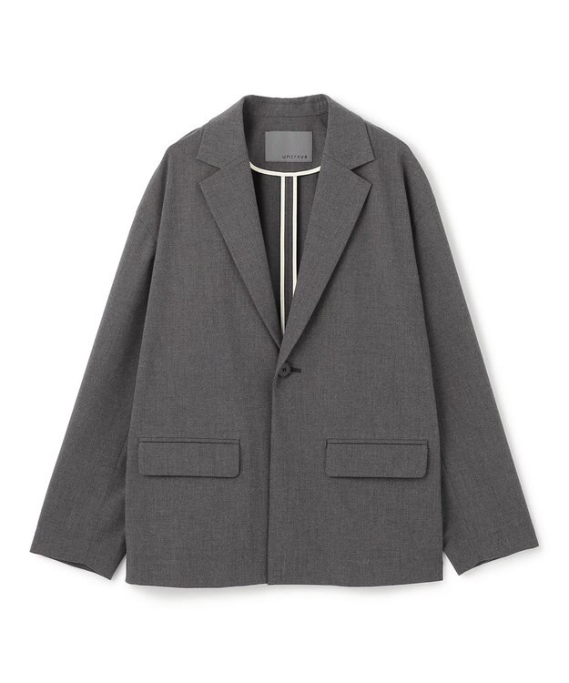 uncrave TRツイル ジャケット チャコール