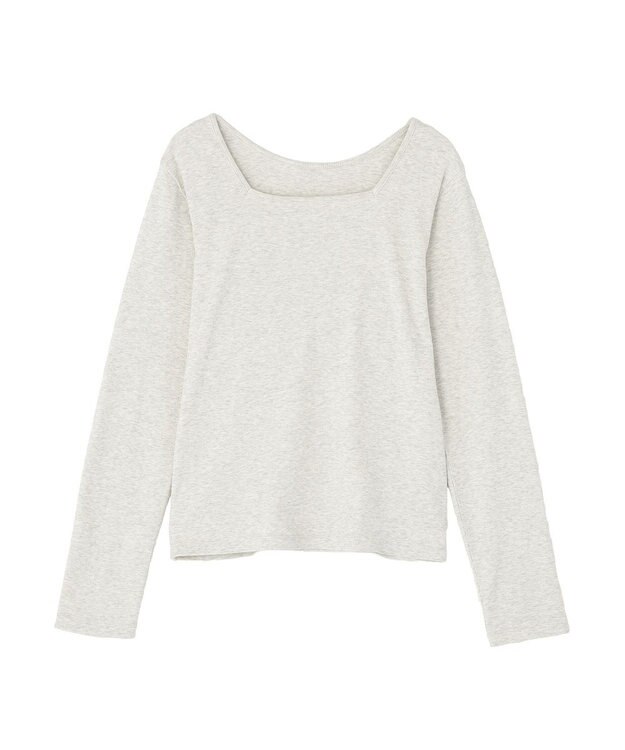 AMERICAN HOLIC 【2WAY】スクエアネックプルオーバー Oatmeal