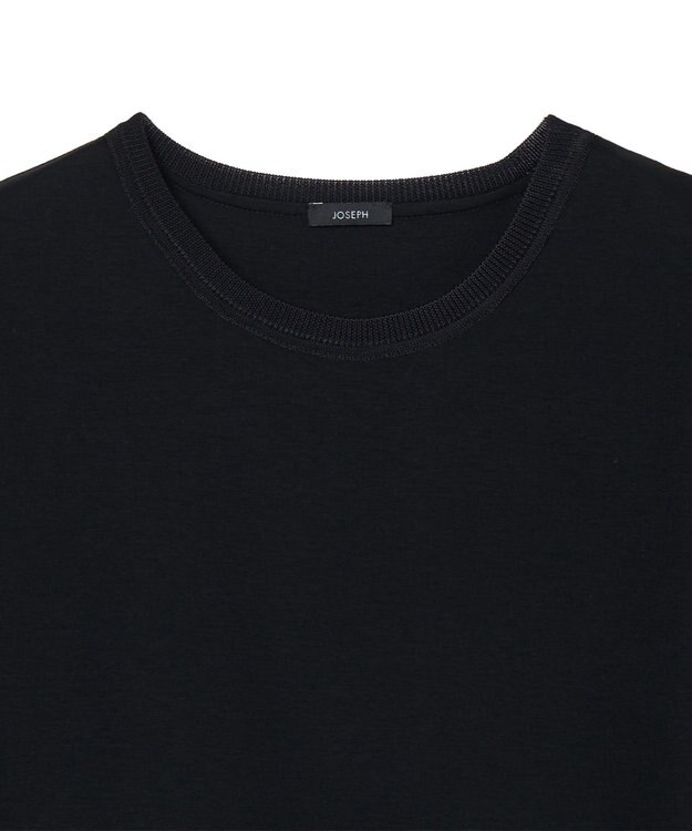 JOSEPH 【洗える】コンフォートコットン　ショートスリーブTシャツ Black