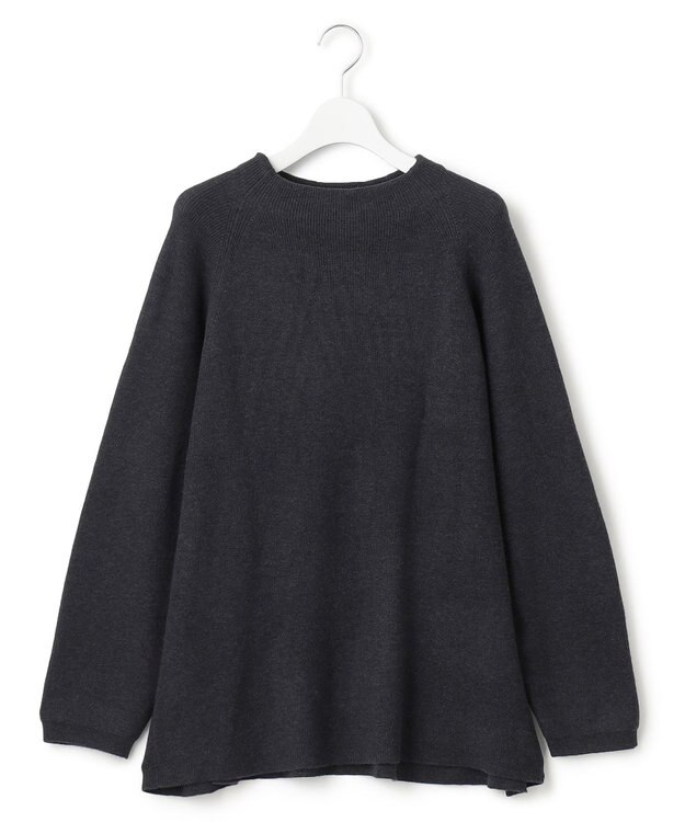 J.PRESS YORK STREET 【WOMEN】ANTI PILLING  ボトルネックニット グレー系