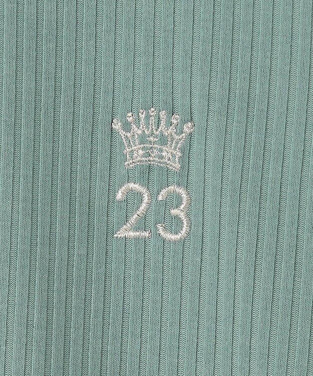 23区GOLF 飽きずに使えるベーシックアイテム【WOMEN】】 リブポロシャツ ライトグリーン系