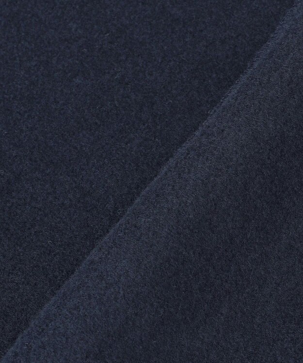 J.PRESS YORK STREET 【WOMEN】NEEDLE JERSEY ボトルネックプルオーバー ネイビー系