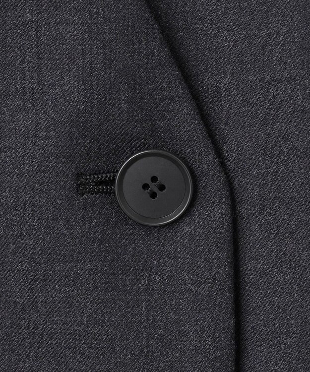 23区 S ウーステッドウールツイル ロング ジレ グレー系