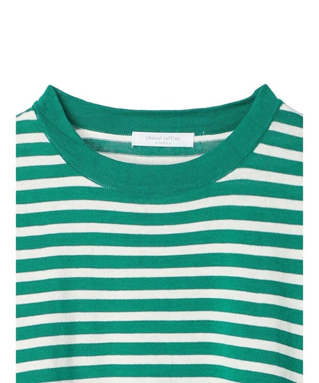 Green Parks 洗えるニットＴシャツ Off White