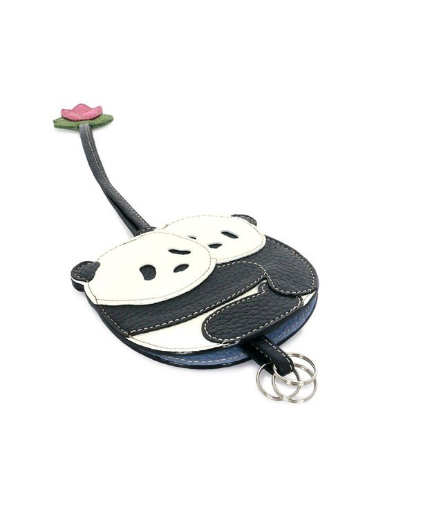 IBIZA アニマーダ　キーケース（双子パンダ） 黒