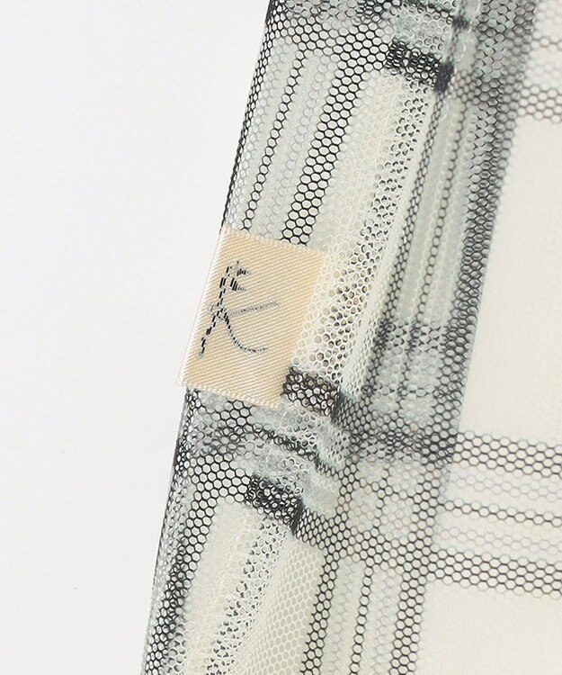 組曲 KIDS 【110-140㎝】ノエルチェック チュールスカート オフホワイト系5