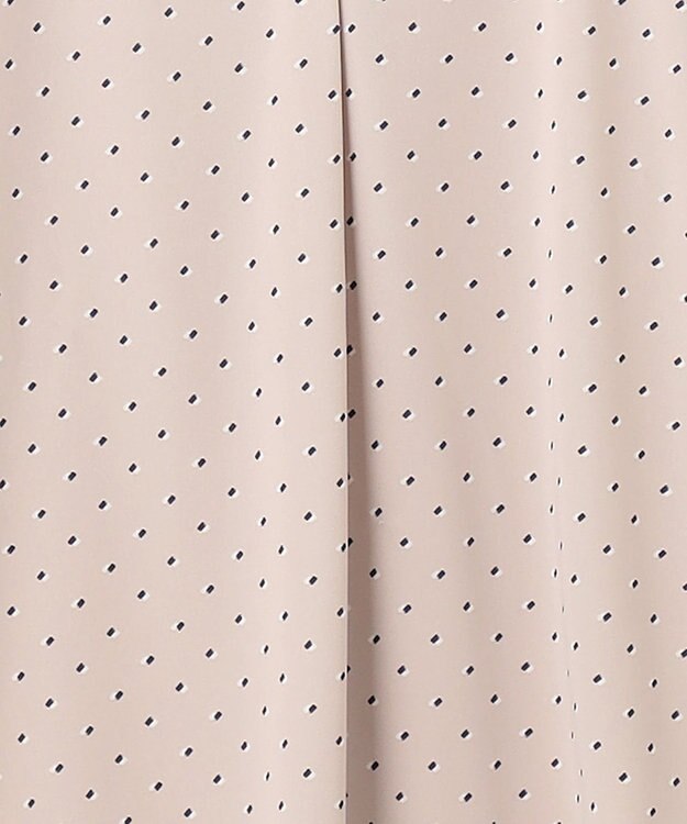 ANY SIS 【接触冷感・吸水速乾・UVケア】エアリードレープスムース 七分袖 ブラウス ローズグレー系