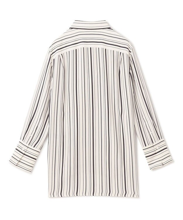 JOSEPH シルクアニメーション　ブラウス Oyster White/ Black