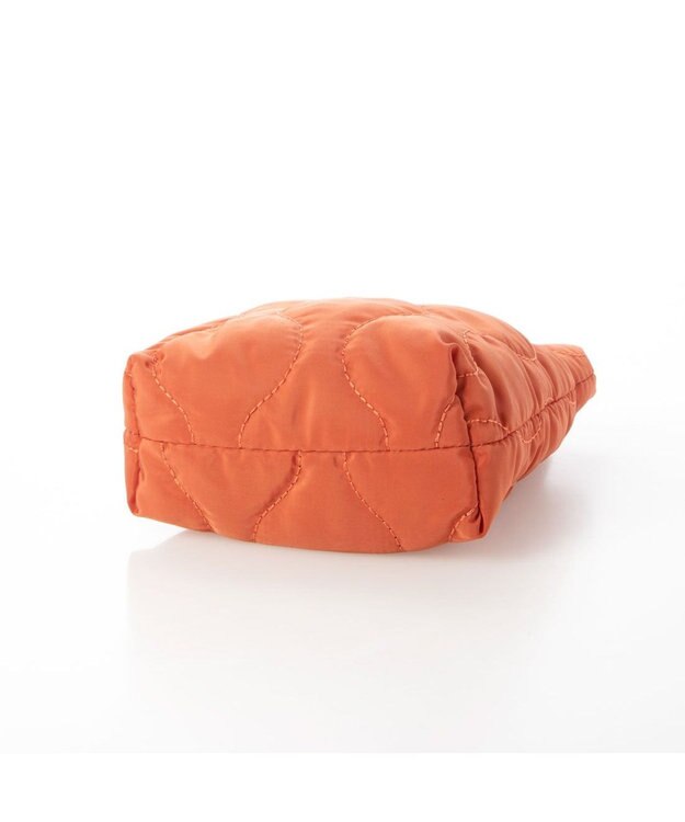 UNBILLION cachecache ナイロンキルティングスマホショルダー オレンジ