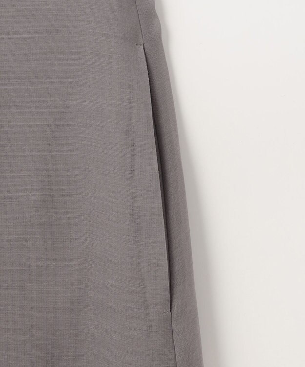 J.PRESS LADIES L 【WEB限定カラーあり・洗える】 ブライトスパンボイル ワンピース ライトグレー系