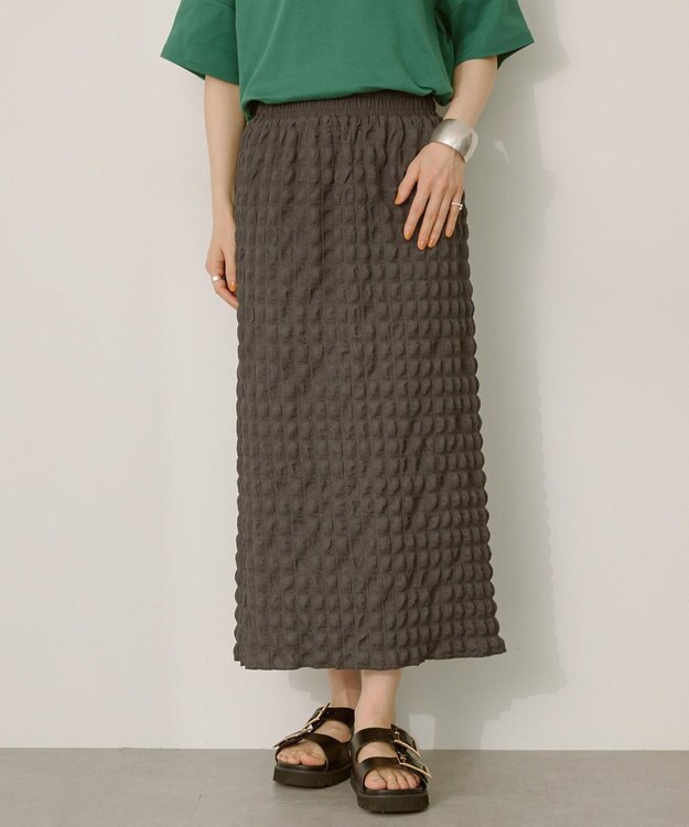 AMERICAN HOLIC ポコポコナロースカート Charcoal Gray