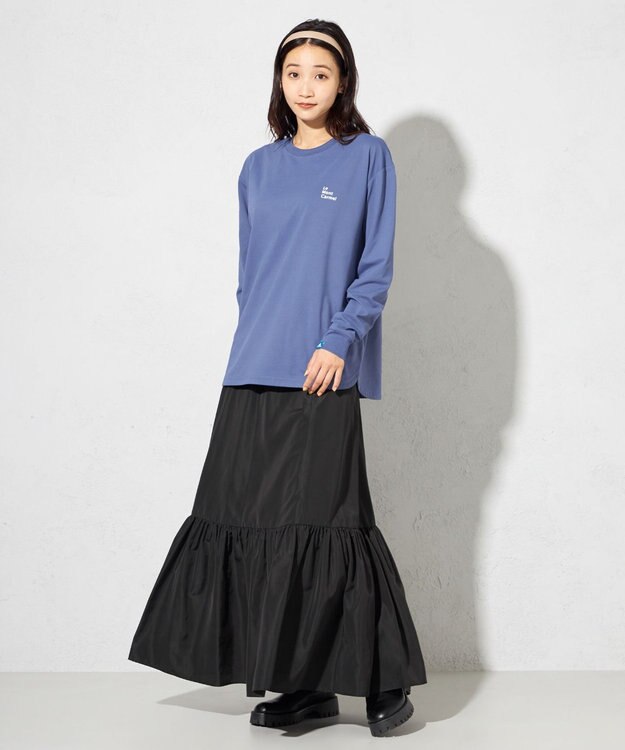 SHARE PARK LADIES 【UNISEX】吸水速乾 LMCバックプリントロングスリーブTシャツ（S・Mサイズ） アッシュネイビー