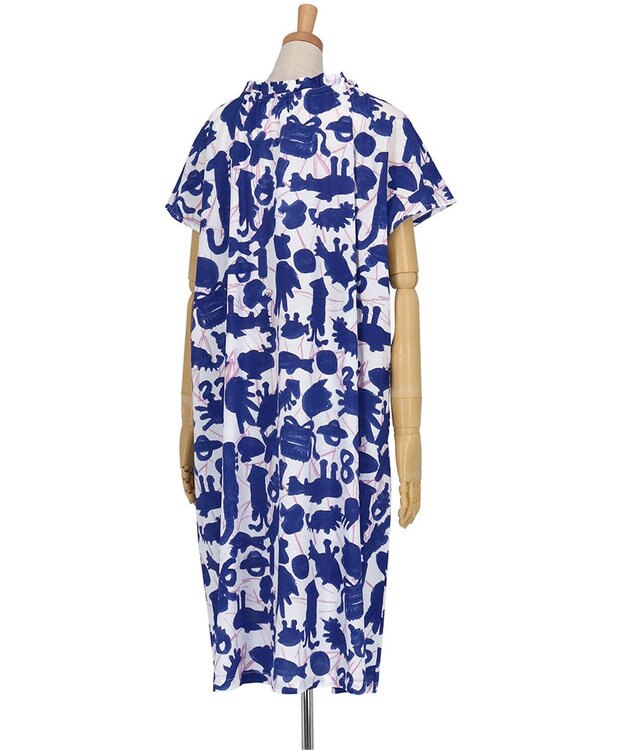 tsumori chisato SLEEP ツモリチサト ワンピース 綿100%(本体) ローン素材 4分袖 ロング丈 レディース UNT112 /ワコール アイボリー