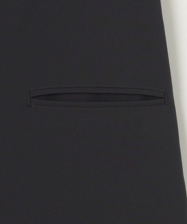 #Newans 【セレモニーにも】スタンドカラーロングベスト ネイビー系