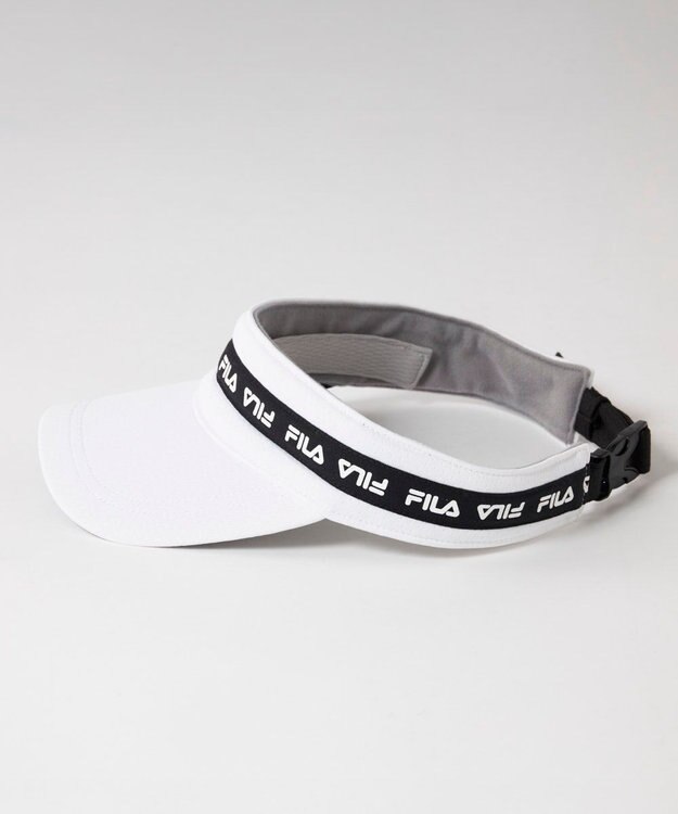 FILA GOLF／marie claire 【FILA GOLF】サンバイザー ホワイト