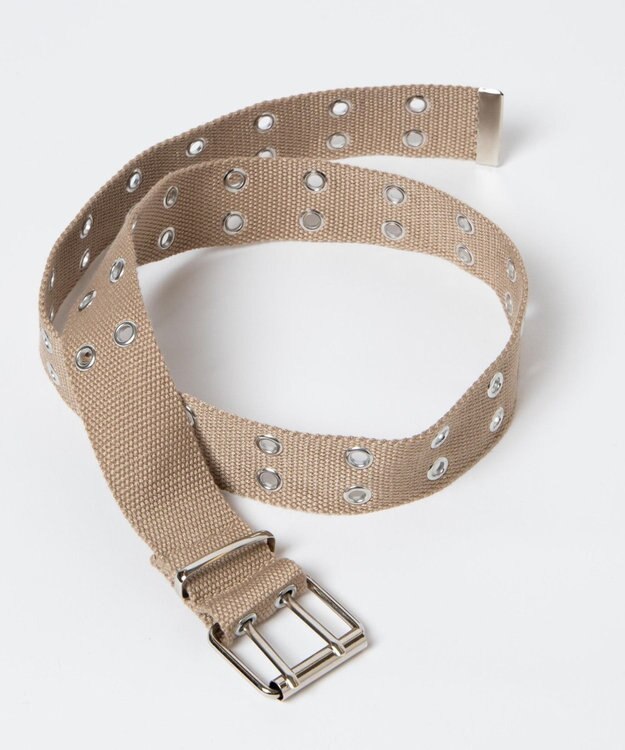 WEGO ダブルハトメベルト ベージュ