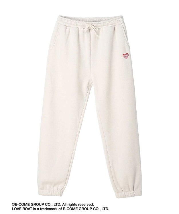 Green Parks ■別注　ＬＯＶＥ　ＢＯＡＴ　スウェットパンツ Ivory