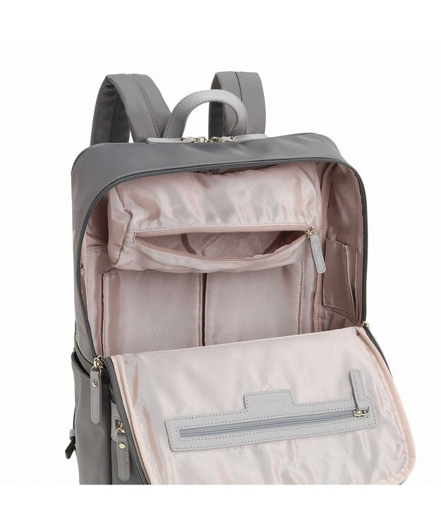 ACE BAGS & LUGGAGE Jewelna Rose リモハピ リュックサック B4サイズ 15.6インチPC収納 10772 通勤 仕事 ジュエルナローズ ビジネスバッグ グレー